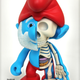 Illustration for article titled Smurfs are even more horrifying on the inside: Papa Smurf Dissected